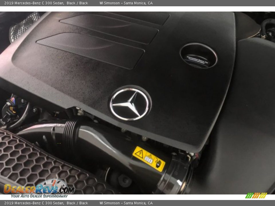 2019 Mercedes-Benz C 300 Sedan Black / Black Photo #32