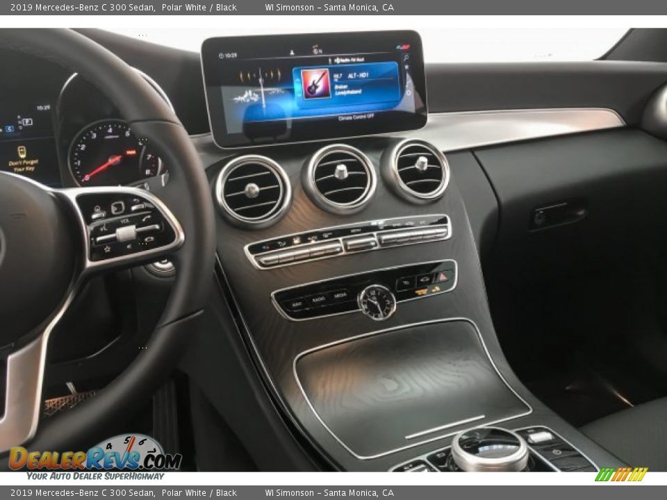 2019 Mercedes-Benz C 300 Sedan Polar White / Black Photo #6