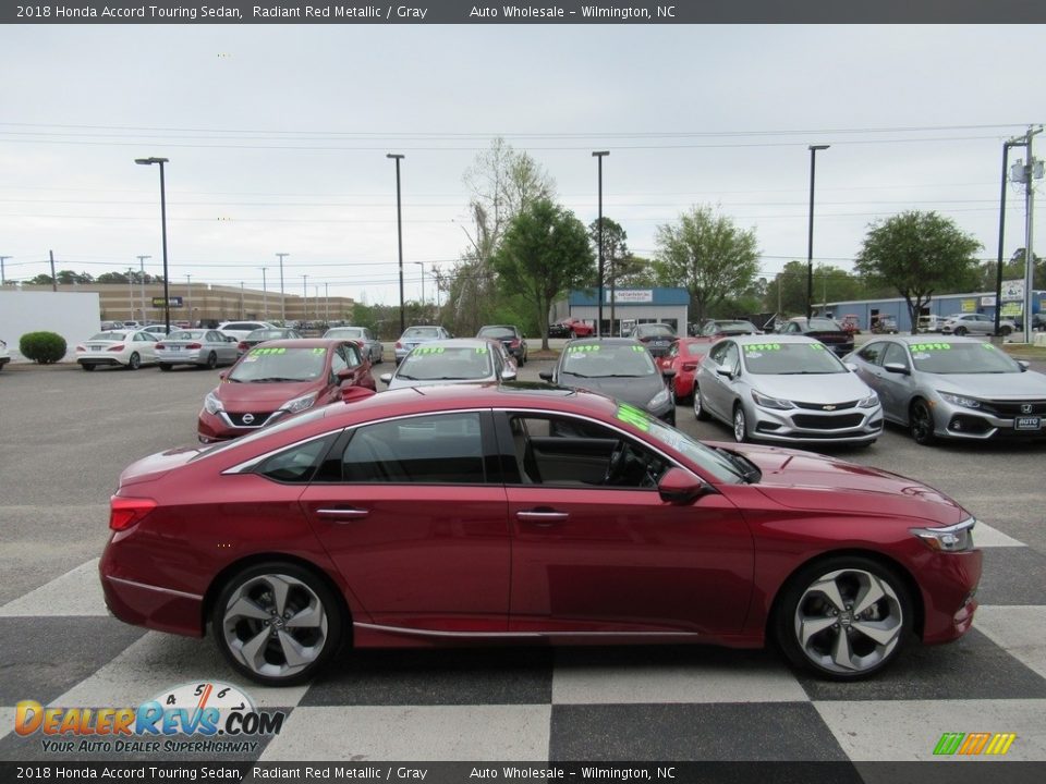 2018 Honda Accord Touring Sedan Radiant Red Metallic / Gray Photo #3