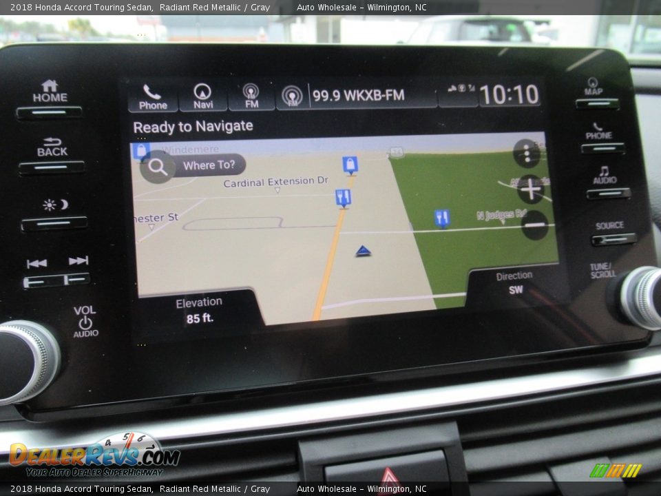 2018 Honda Accord Touring Sedan Radiant Red Metallic / Gray Photo #16