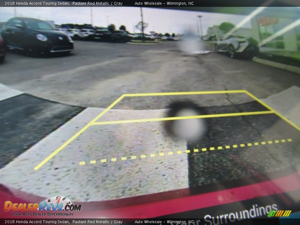2018 Honda Accord Touring Sedan Radiant Red Metallic / Gray Photo #18