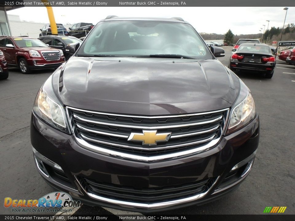 2015 Chevrolet Traverse LT AWD Sable Metallic / Ebony Photo #3