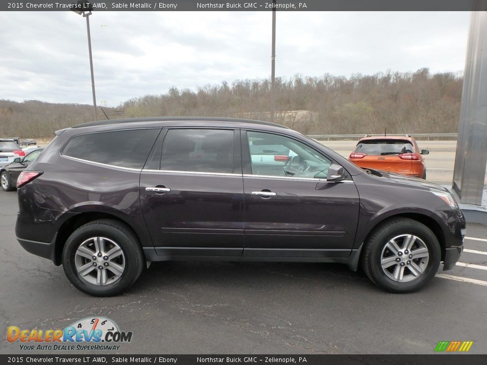 2015 Chevrolet Traverse LT AWD Sable Metallic / Ebony Photo #5
