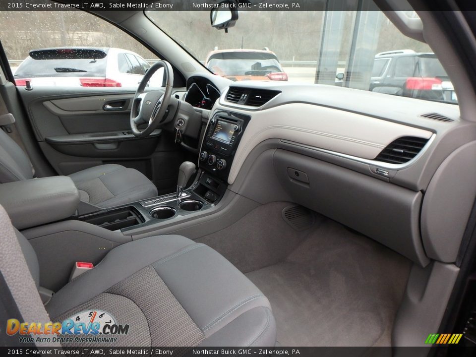 2015 Chevrolet Traverse LT AWD Sable Metallic / Ebony Photo #6