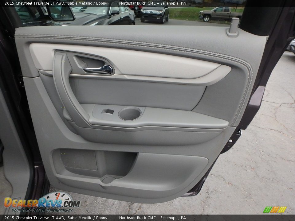 2015 Chevrolet Traverse LT AWD Sable Metallic / Ebony Photo #8