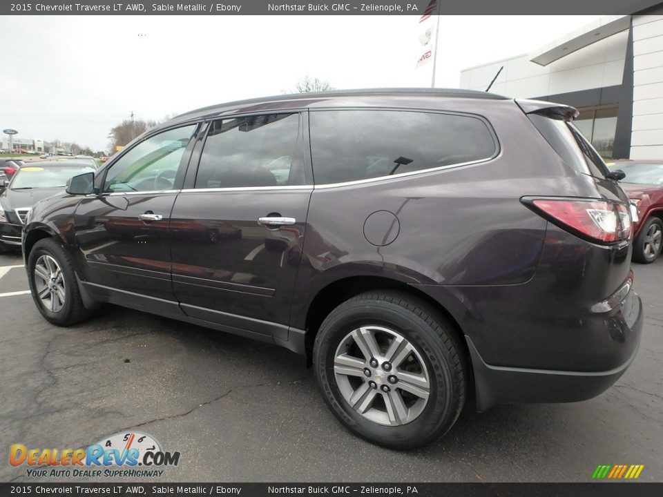 2015 Chevrolet Traverse LT AWD Sable Metallic / Ebony Photo #12