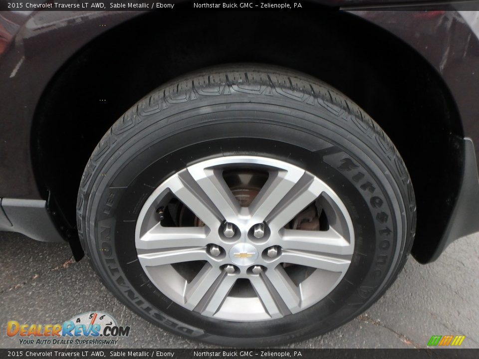 2015 Chevrolet Traverse LT AWD Sable Metallic / Ebony Photo #14