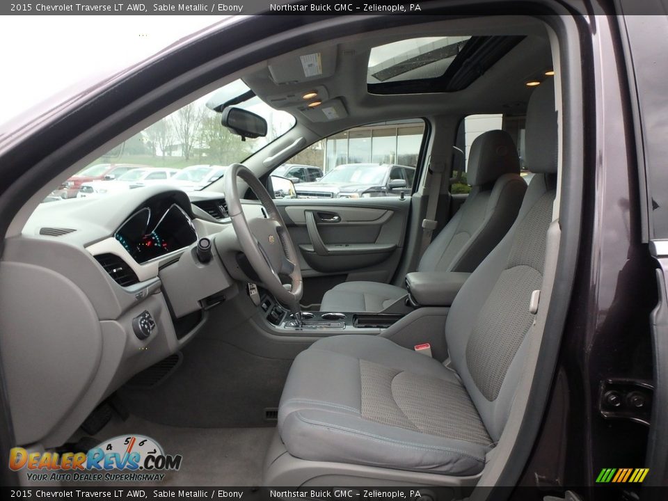 2015 Chevrolet Traverse LT AWD Sable Metallic / Ebony Photo #15