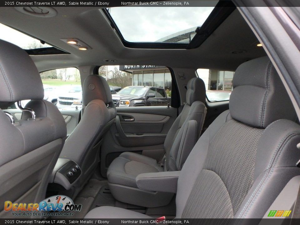 2015 Chevrolet Traverse LT AWD Sable Metallic / Ebony Photo #16