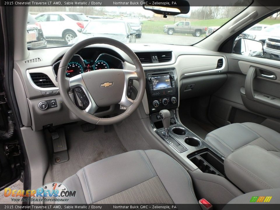 2015 Chevrolet Traverse LT AWD Sable Metallic / Ebony Photo #18