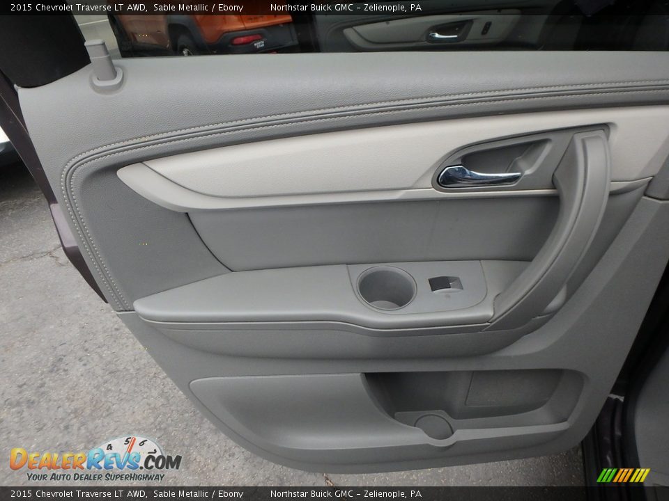 2015 Chevrolet Traverse LT AWD Sable Metallic / Ebony Photo #20