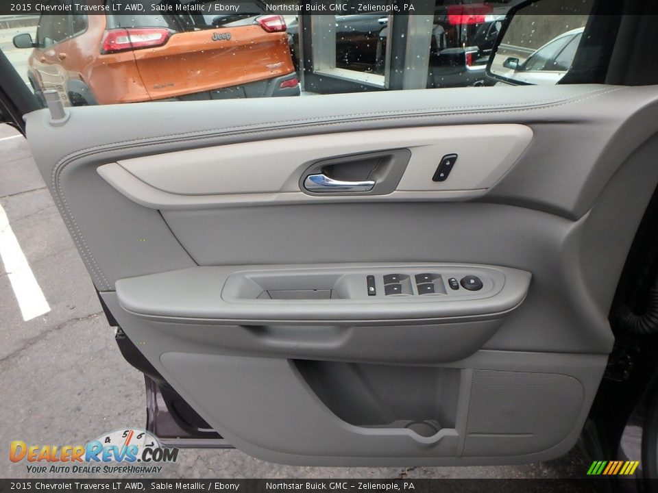 2015 Chevrolet Traverse LT AWD Sable Metallic / Ebony Photo #21