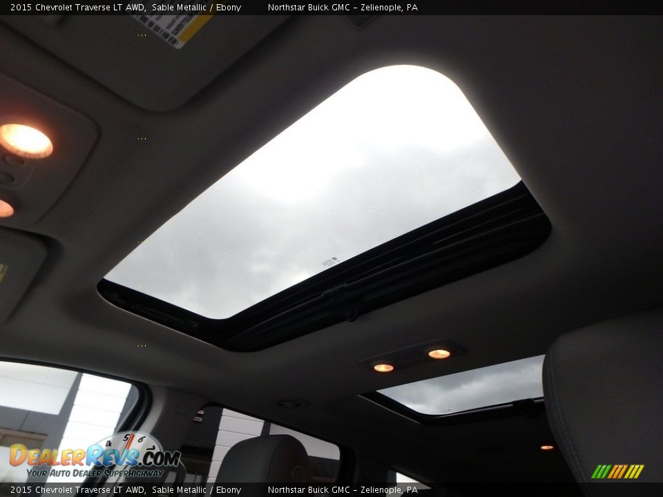 2015 Chevrolet Traverse LT AWD Sable Metallic / Ebony Photo #24