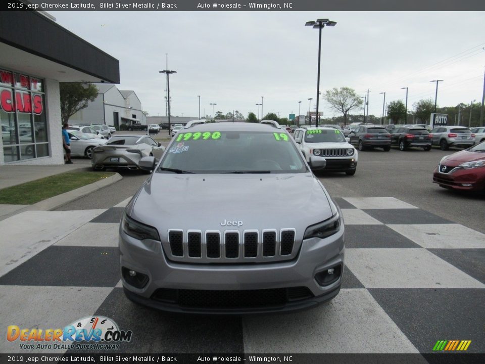 2019 Jeep Cherokee Latitude Billet Silver Metallic / Black Photo #2