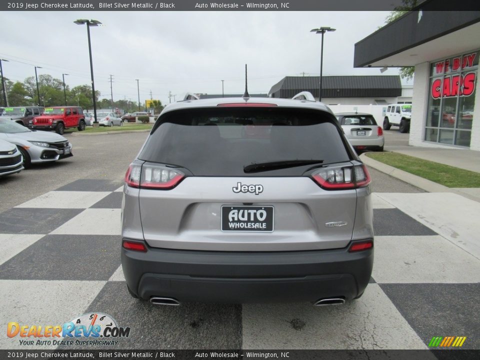 2019 Jeep Cherokee Latitude Billet Silver Metallic / Black Photo #4