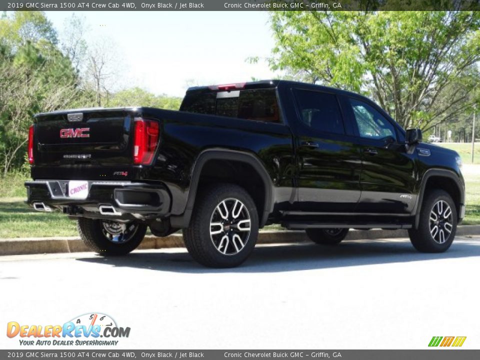 2019 GMC Sierra 1500 AT4 Crew Cab 4WD Onyx Black / Jet Black Photo #3