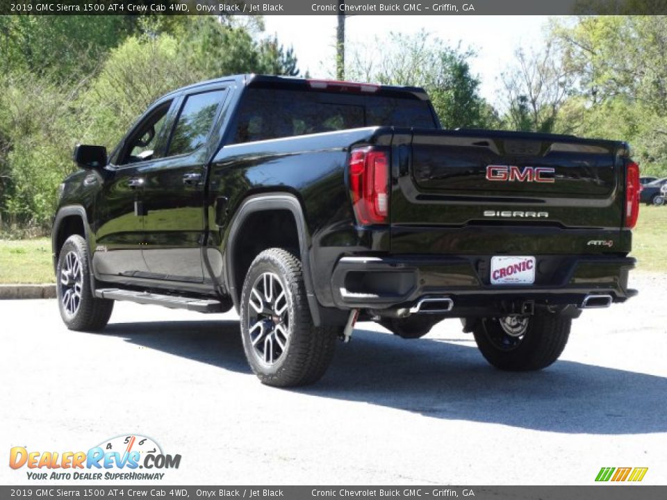 2019 GMC Sierra 1500 AT4 Crew Cab 4WD Onyx Black / Jet Black Photo #6