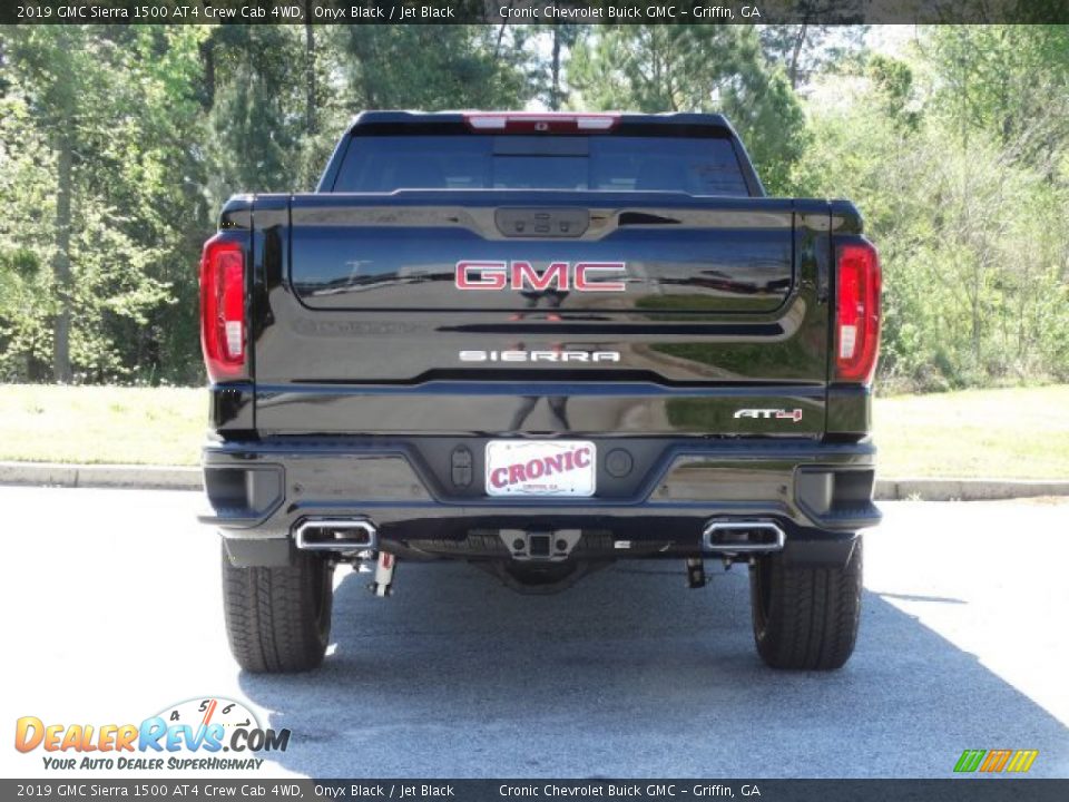 2019 GMC Sierra 1500 AT4 Crew Cab 4WD Onyx Black / Jet Black Photo #7