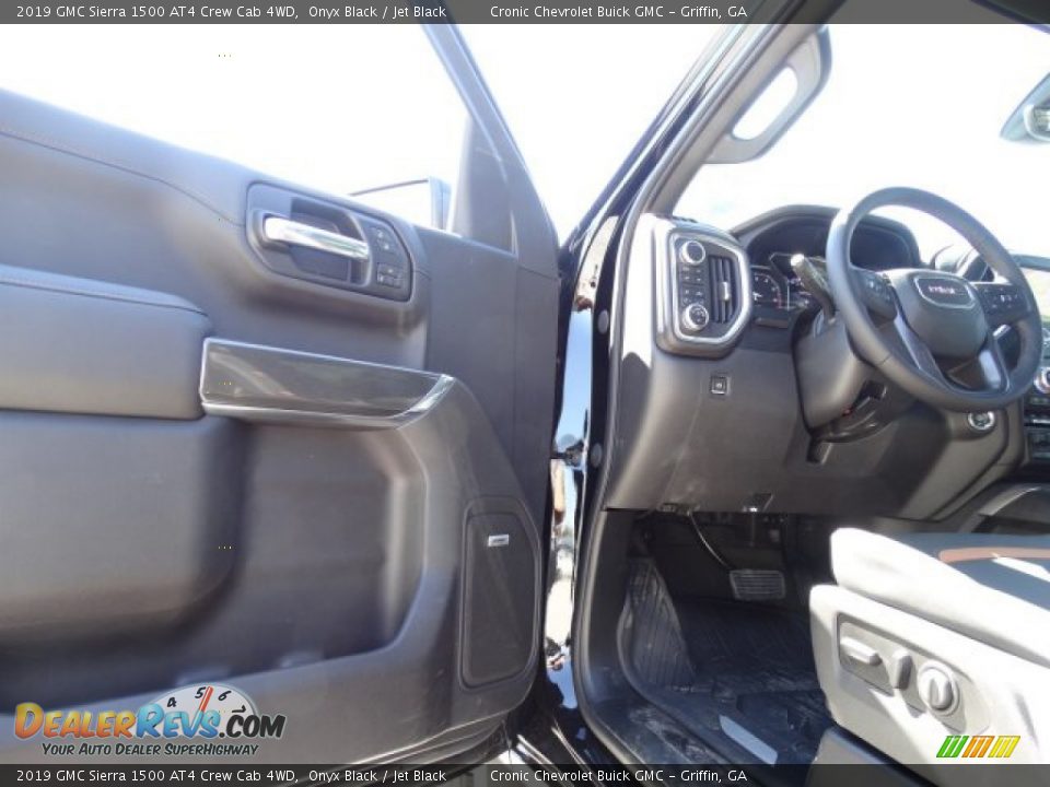 2019 GMC Sierra 1500 AT4 Crew Cab 4WD Onyx Black / Jet Black Photo #13