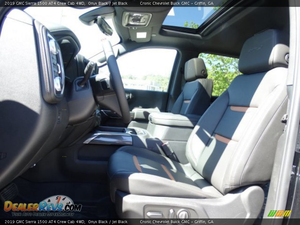 2019 GMC Sierra 1500 AT4 Crew Cab 4WD Onyx Black / Jet Black Photo #17