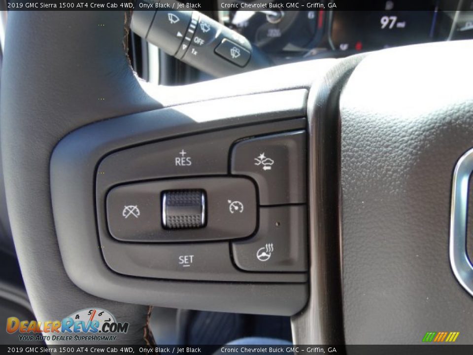 2019 GMC Sierra 1500 AT4 Crew Cab 4WD Steering Wheel Photo #19