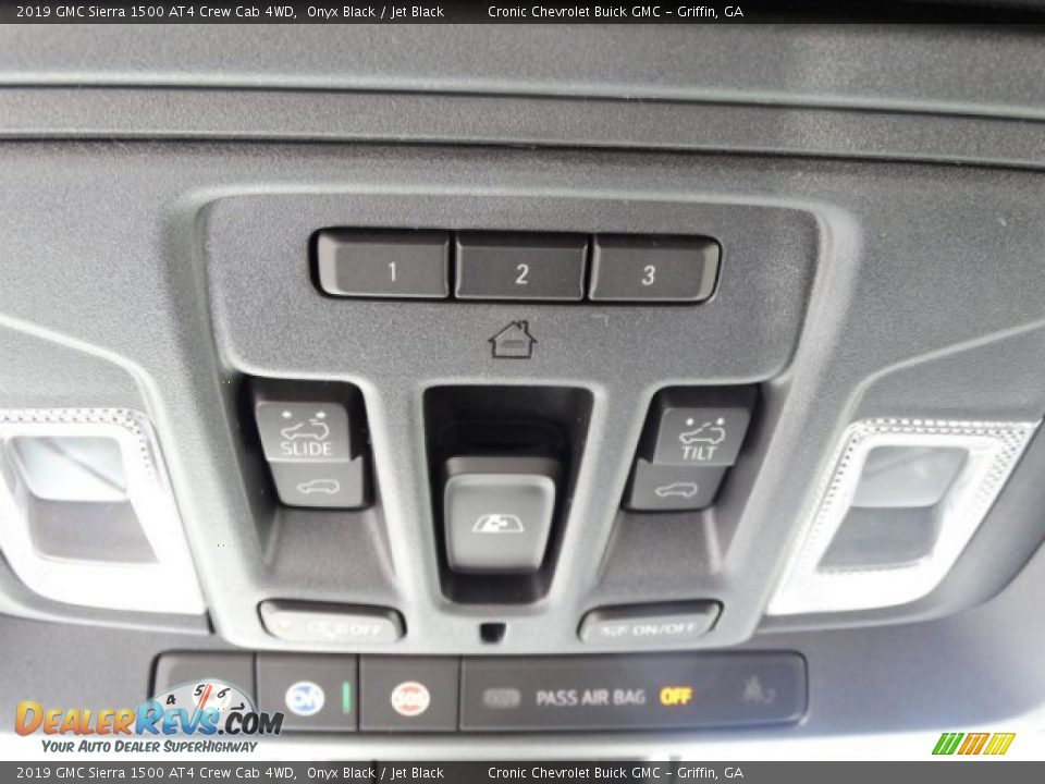 2019 GMC Sierra 1500 AT4 Crew Cab 4WD Onyx Black / Jet Black Photo #26