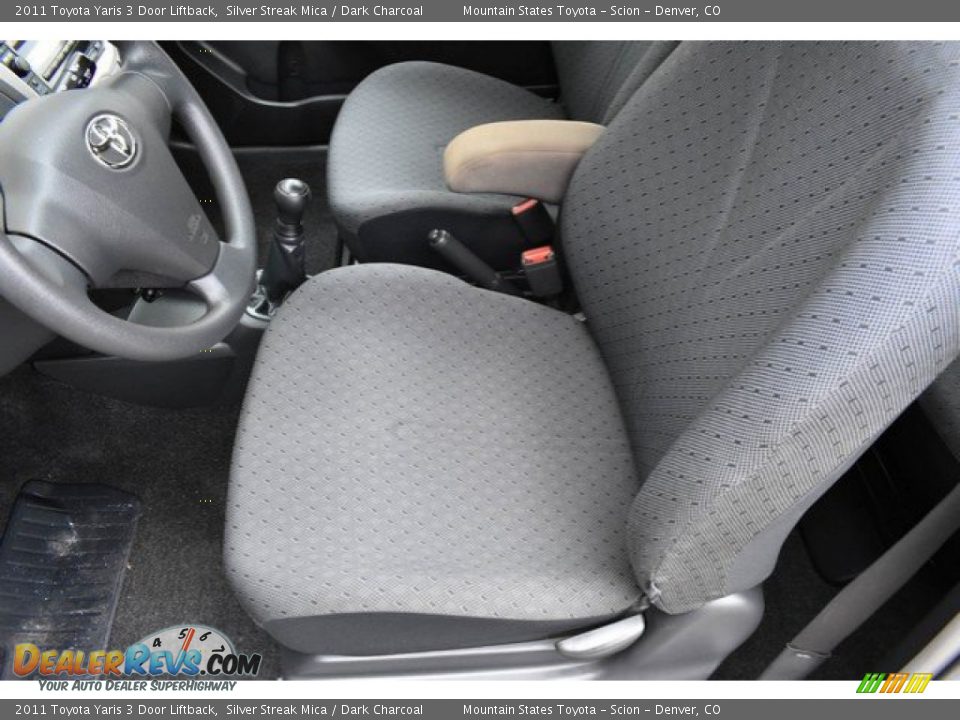 2011 Toyota Yaris 3 Door Liftback Silver Streak Mica / Dark Charcoal Photo #11