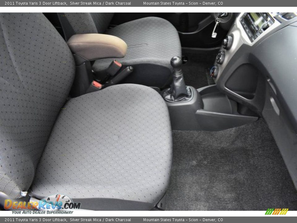 2011 Toyota Yaris 3 Door Liftback Silver Streak Mica / Dark Charcoal Photo #17