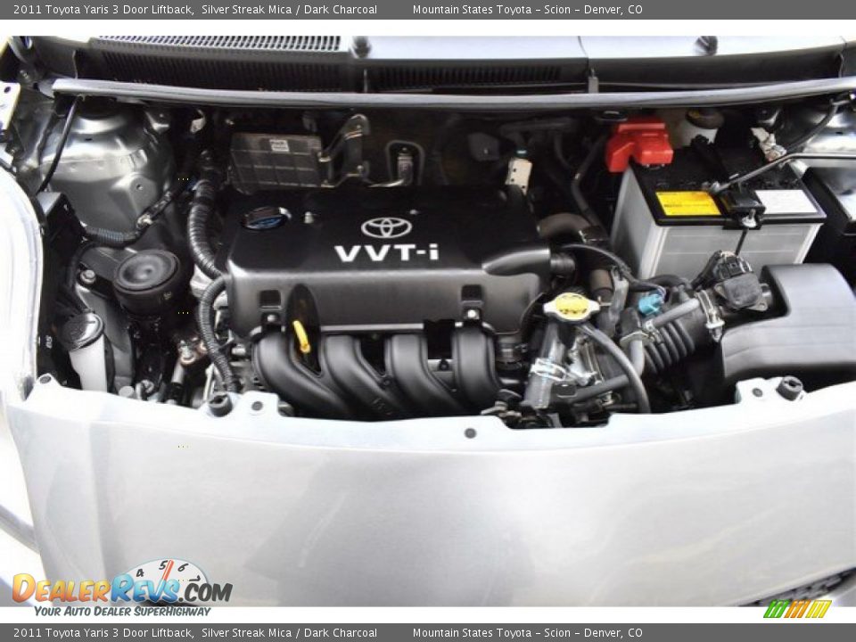 2011 Toyota Yaris 3 Door Liftback Silver Streak Mica / Dark Charcoal Photo #27