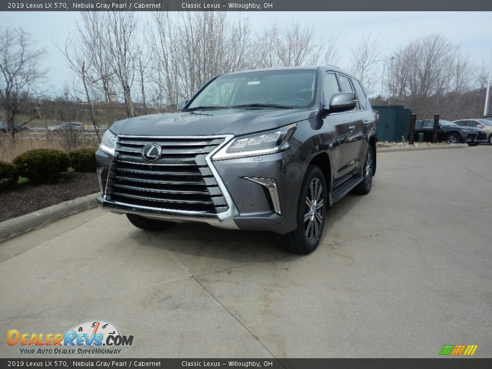 2019 Lexus LX 570 Nebula Gray Pearl / Cabernet Photo #1