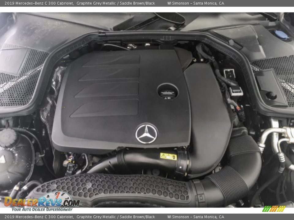 2019 Mercedes-Benz C 300 Cabriolet Graphite Grey Metallic / Saddle Brown/Black Photo #8