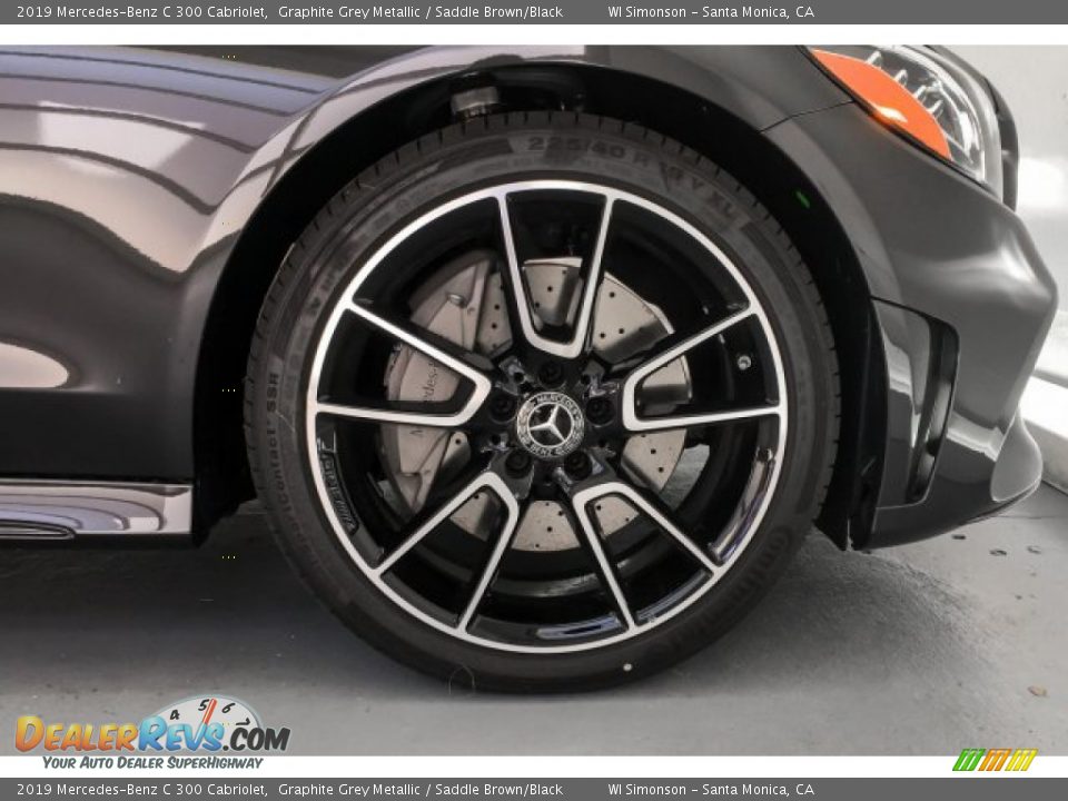 2019 Mercedes-Benz C 300 Cabriolet Graphite Grey Metallic / Saddle Brown/Black Photo #9