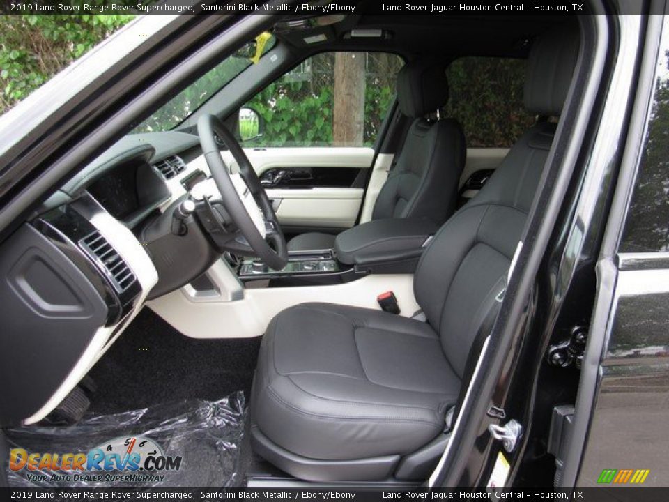 2019 Land Rover Range Rover Supercharged Santorini Black Metallic / Ebony/Ebony Photo #3