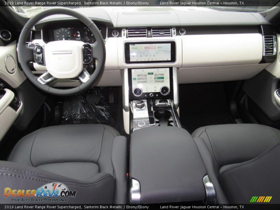 2019 Land Rover Range Rover Supercharged Santorini Black Metallic / Ebony/Ebony Photo #4