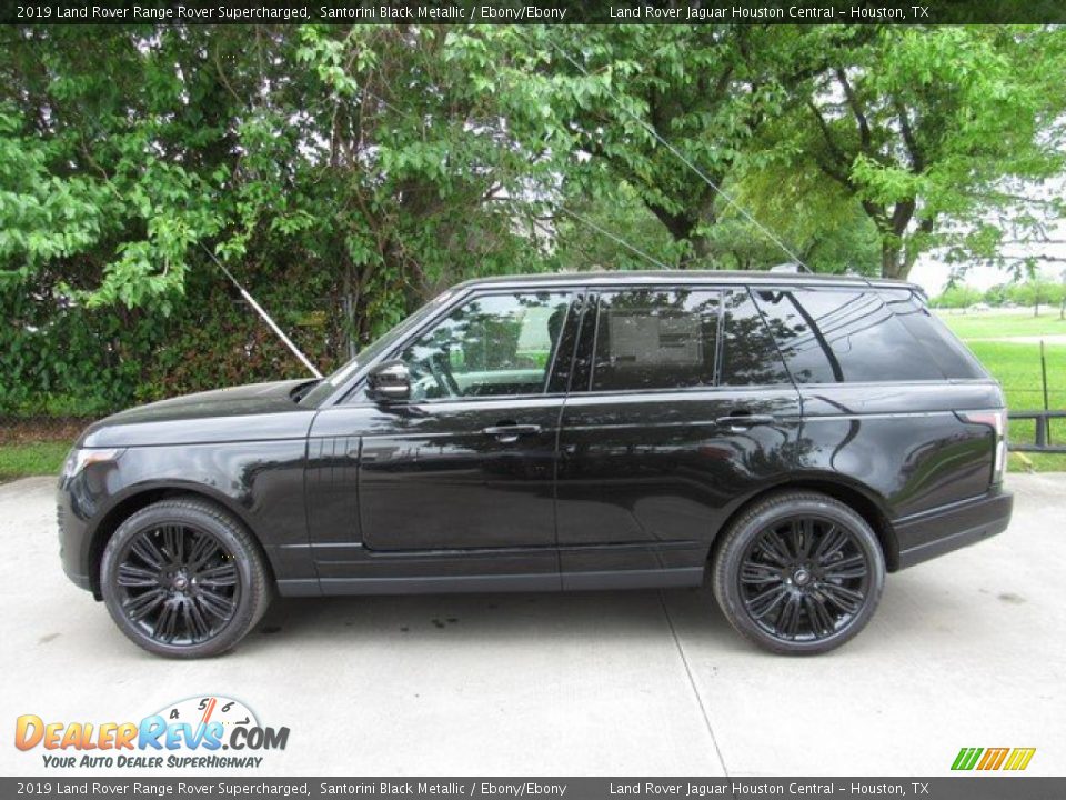 2019 Land Rover Range Rover Supercharged Santorini Black Metallic / Ebony/Ebony Photo #11