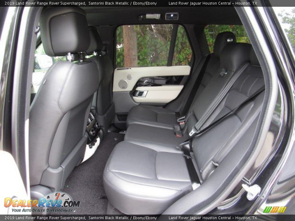 2019 Land Rover Range Rover Supercharged Santorini Black Metallic / Ebony/Ebony Photo #13