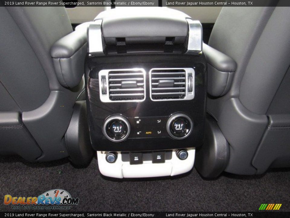 2019 Land Rover Range Rover Supercharged Santorini Black Metallic / Ebony/Ebony Photo #16
