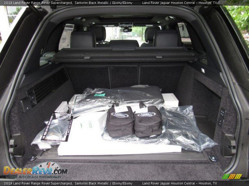 2019 Land Rover Range Rover Supercharged Santorini Black Metallic / Ebony/Ebony Photo #17