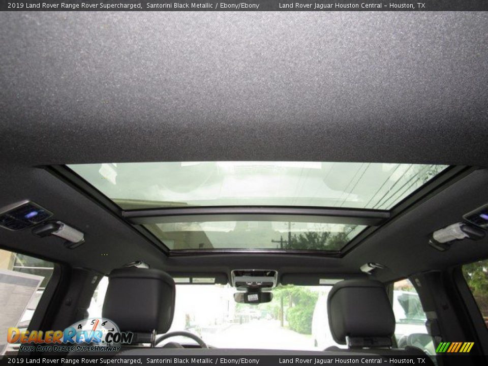 2019 Land Rover Range Rover Supercharged Santorini Black Metallic / Ebony/Ebony Photo #18