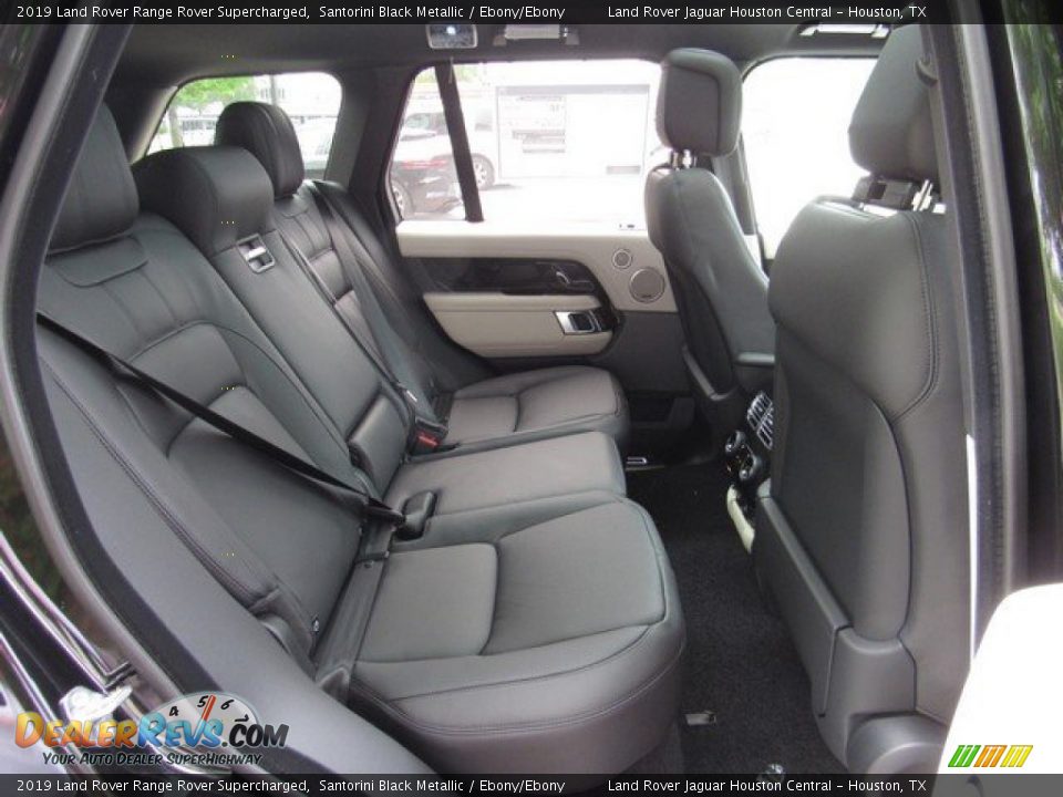 2019 Land Rover Range Rover Supercharged Santorini Black Metallic / Ebony/Ebony Photo #19