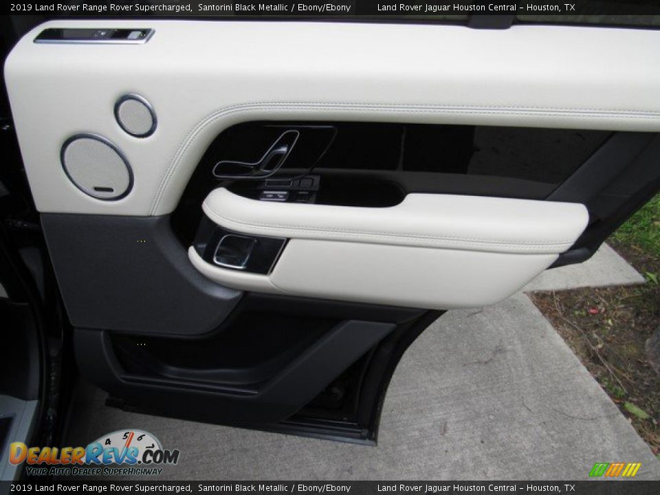2019 Land Rover Range Rover Supercharged Santorini Black Metallic / Ebony/Ebony Photo #22