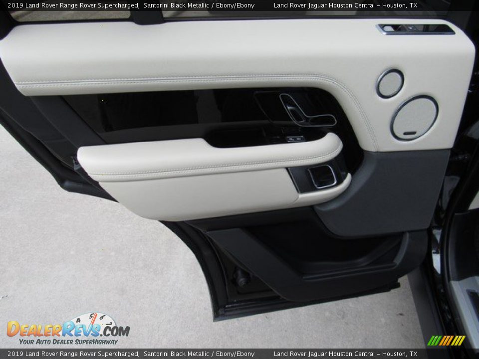 2019 Land Rover Range Rover Supercharged Santorini Black Metallic / Ebony/Ebony Photo #25