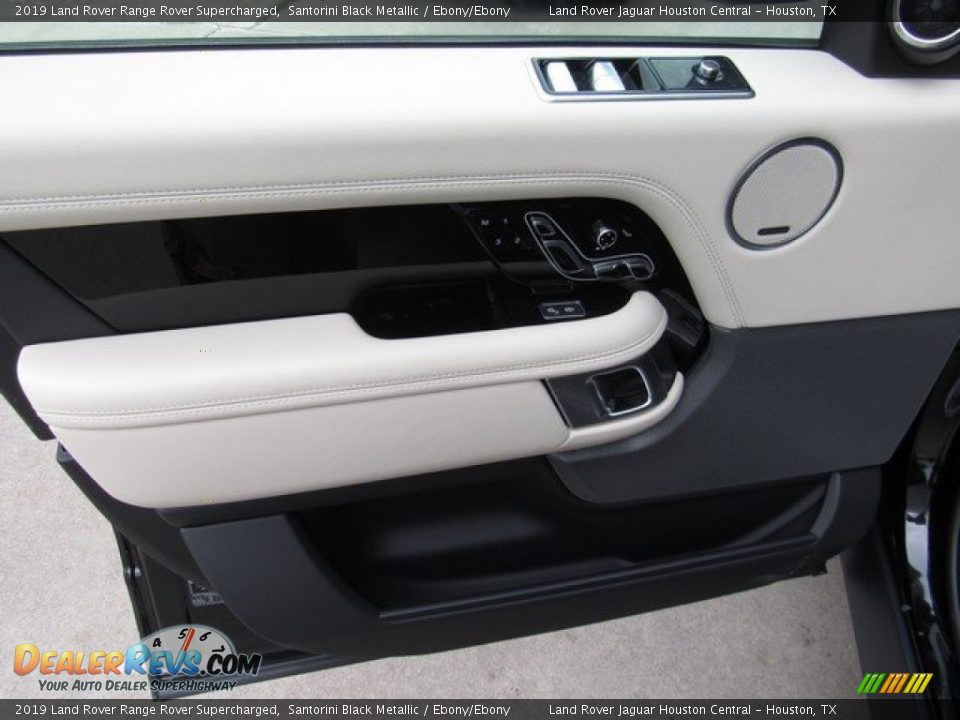2019 Land Rover Range Rover Supercharged Santorini Black Metallic / Ebony/Ebony Photo #26