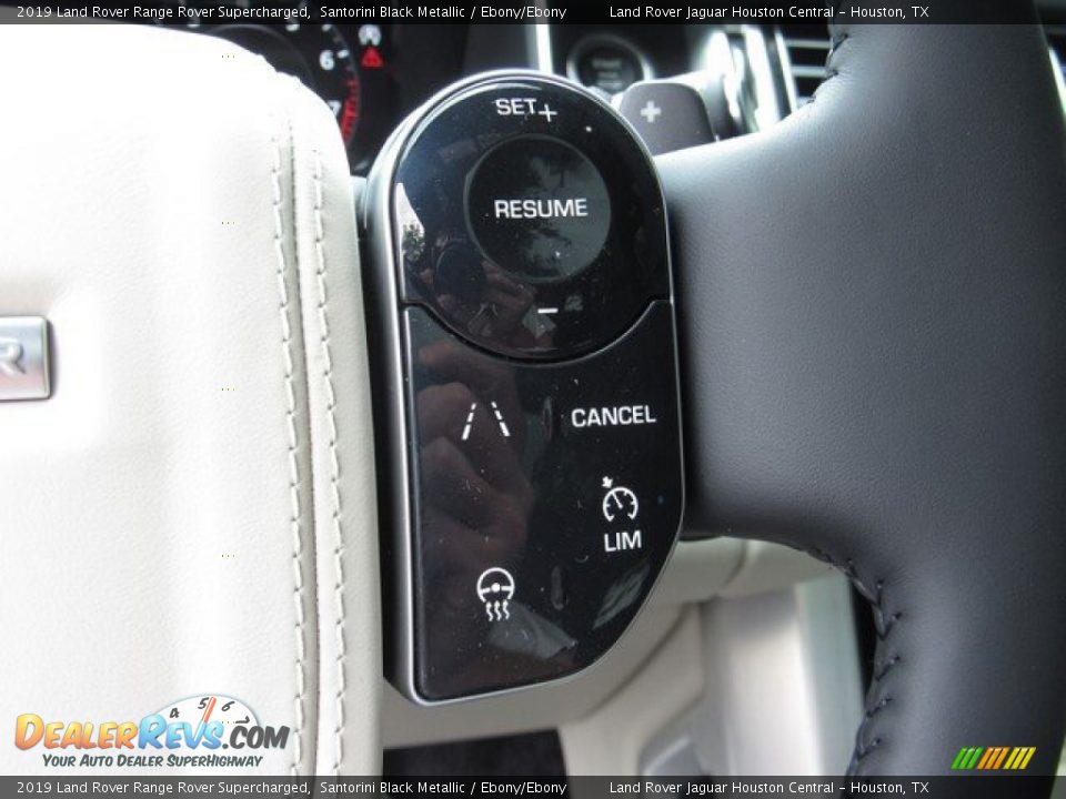 2019 Land Rover Range Rover Supercharged Santorini Black Metallic / Ebony/Ebony Photo #31