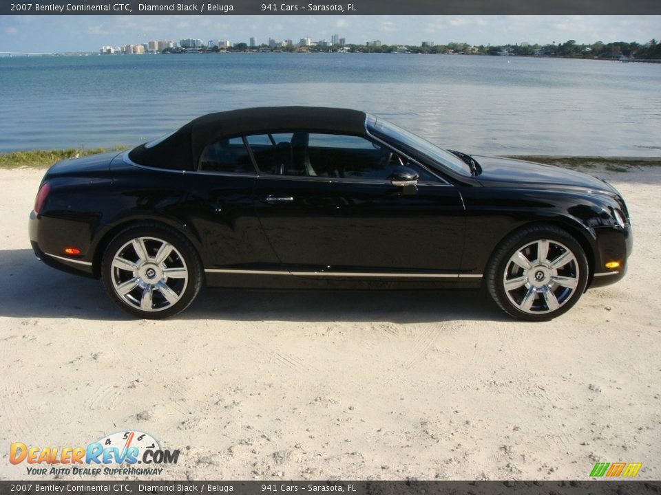 2007 Bentley Continental GTC Diamond Black / Beluga Photo #24