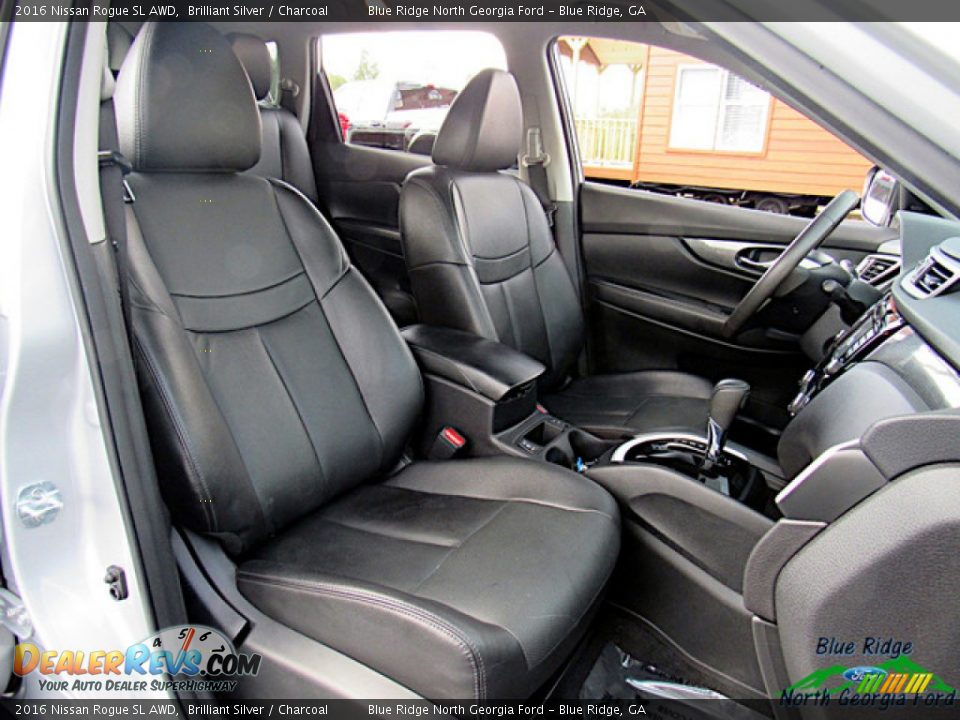 2016 Nissan Rogue SL AWD Brilliant Silver / Charcoal Photo #11