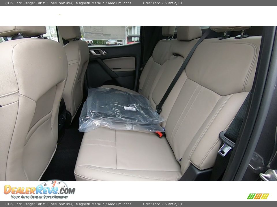 Rear Seat of 2019 Ford Ranger Lariat SuperCrew 4x4 Photo #17