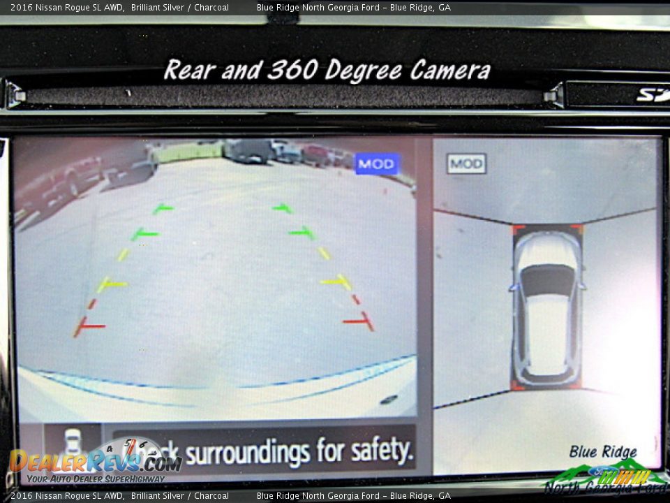 2016 Nissan Rogue SL AWD Brilliant Silver / Charcoal Photo #20