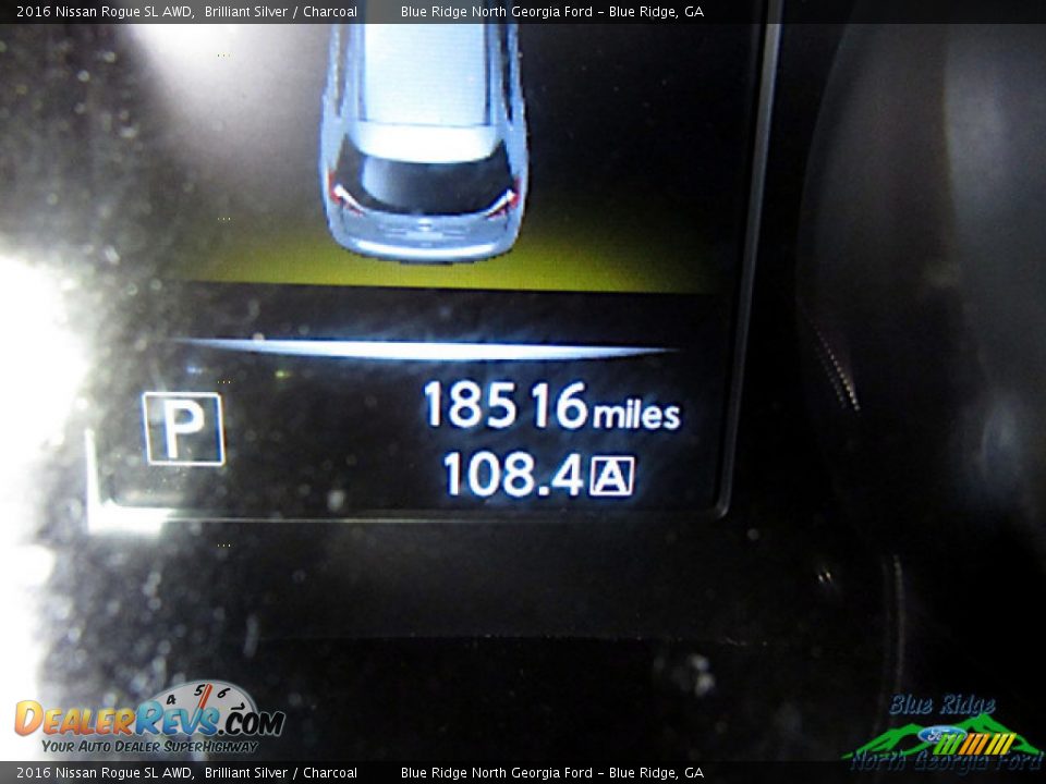 2016 Nissan Rogue SL AWD Brilliant Silver / Charcoal Photo #24