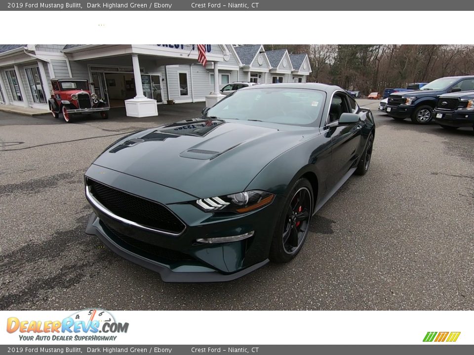 2019 Ford Mustang Bullitt Dark Highland Green / Ebony Photo #3